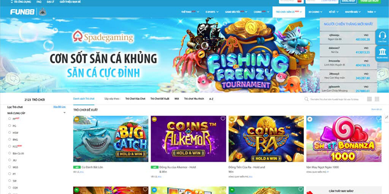 Thiên đường cá cược - Đa dạng các tựa game giải trí